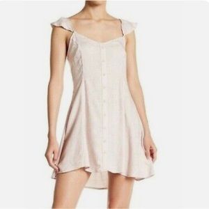 Material Girl Flutter Cap Sleeve Dress